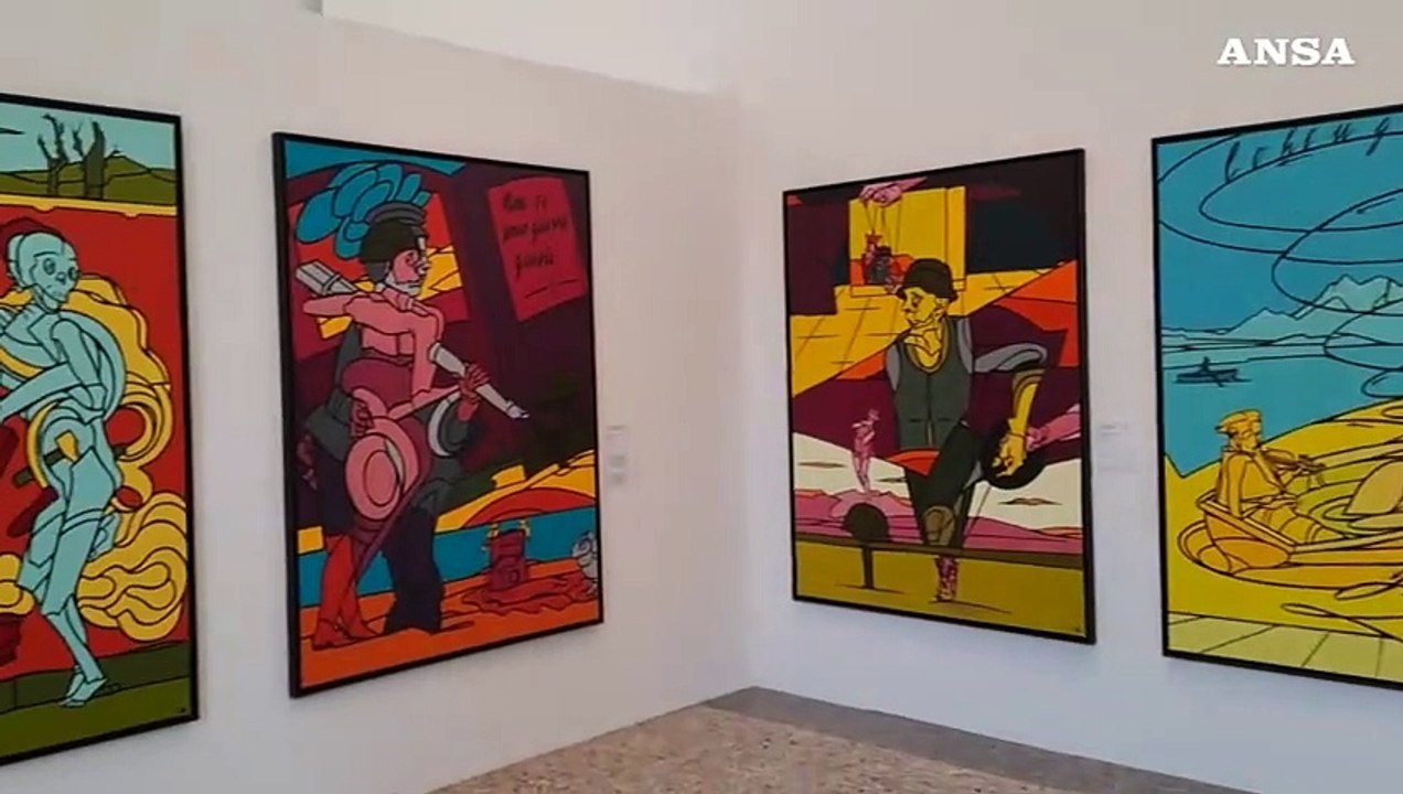 In mostra a Milano il "pittore di idee" Valerio Adami