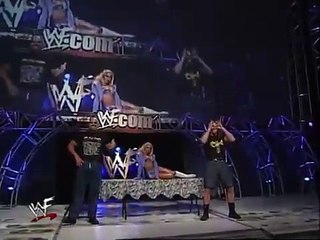 Trish Stratus Table Moment Oops Famous