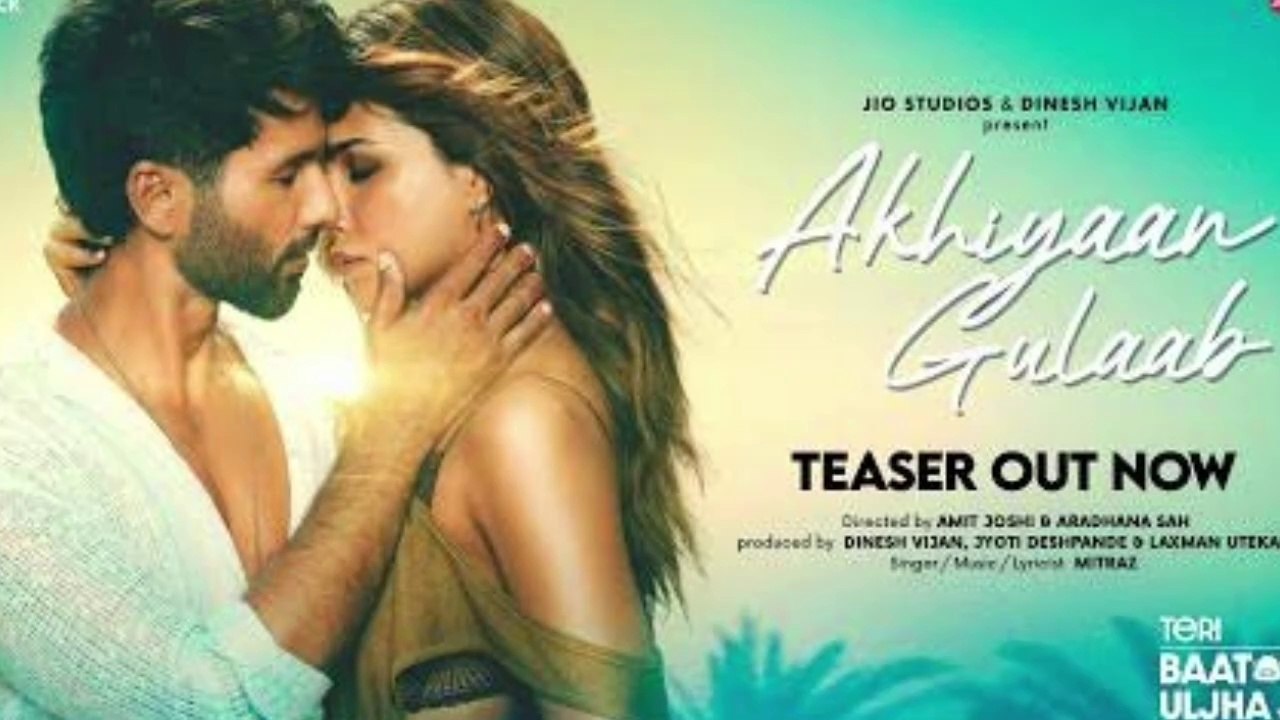 Akhiyaan Gulaab (Lyrics) Shahid Kapoor and Kriti sanon, |Mitraz| Teri Baaton mein Aisa uljha jiya.