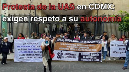 Integrantes de la comunidad de la UAS exigen respeto a su autonomía