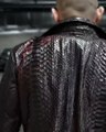 Snakeskin Leather Jacket