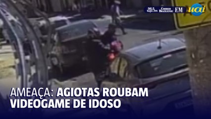 Agiotas cobram dívida, ameaçam idoso e roubam Playstation