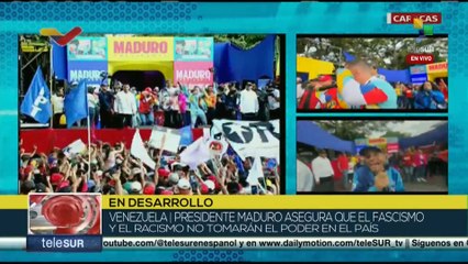 Pueblo caraqueño respalda al presidente y candidato GPP Nicolás Maduro