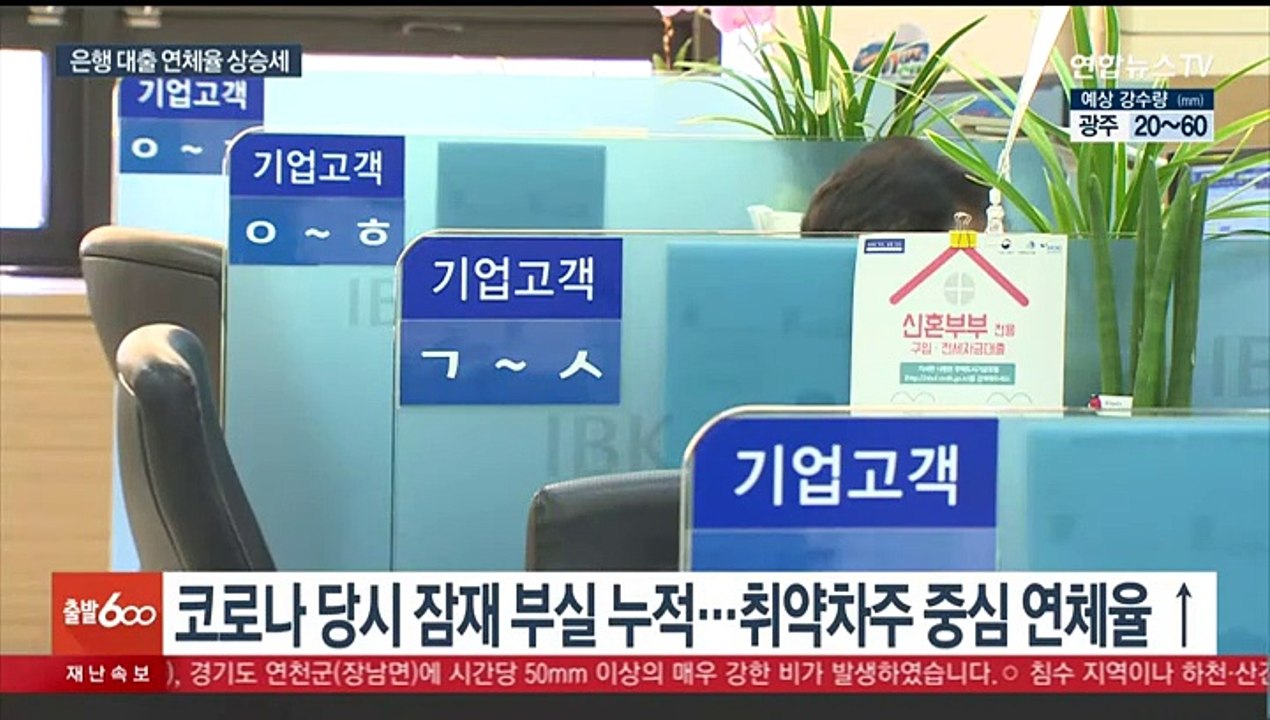 가계·자영업자 '은행 대출' 연체율 상승…집중 관리 돌입