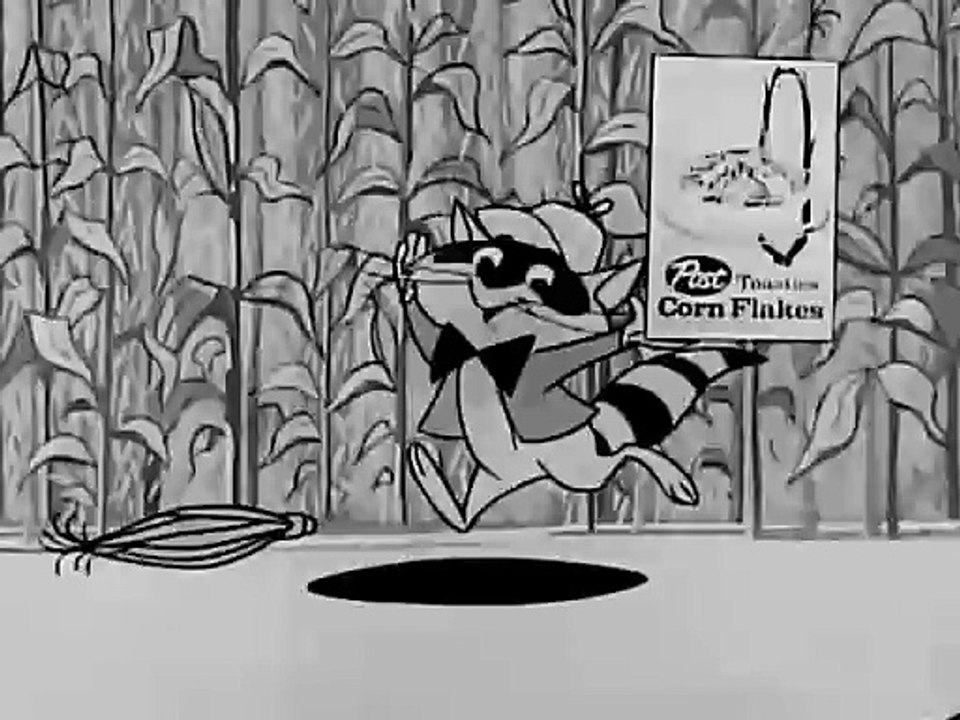 1960s animated Post cereal TV commercial - Jesse White the crow
