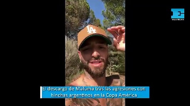 El descargo de Maluma tras las agresiones con hinchas argentinos en la final de la Copa América