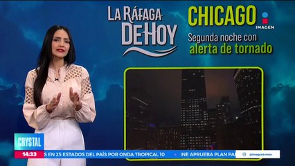 ¡Activan alerta por tornado en Chicago!