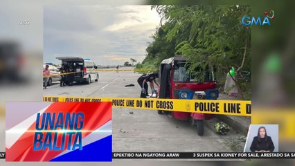 Lalaki, patay matapos saksakin habang natutulog sa tricycle | Unang Balita