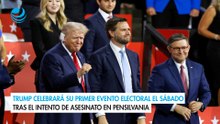 Trump celebrará su primer evento electoral el sábado tras el intento de asesinato en Pensilvania