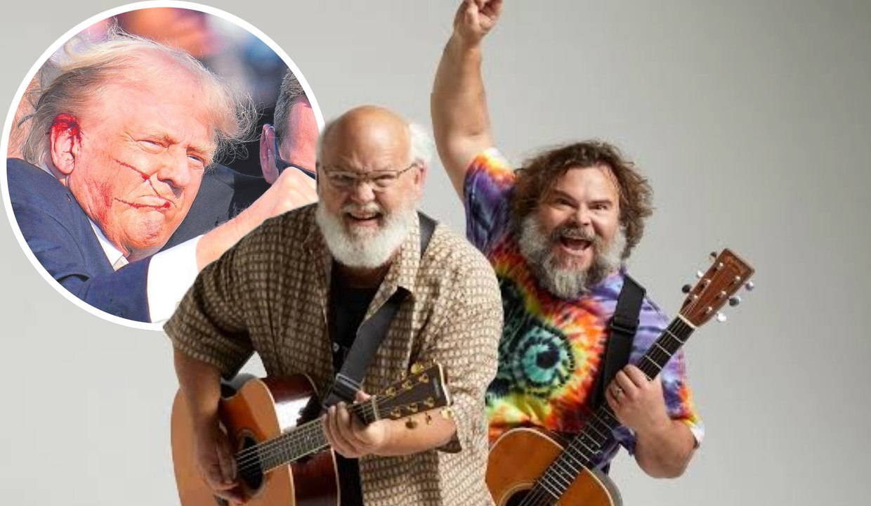 Jack Black y Tenacious D en la polémica por 'bromear' sobre el atentado de Donald Trump