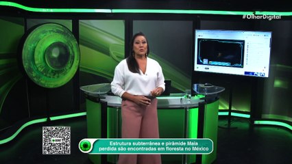 Estrutura subterrânea e pirâmide Maia perdida são encontradas em floresta no México