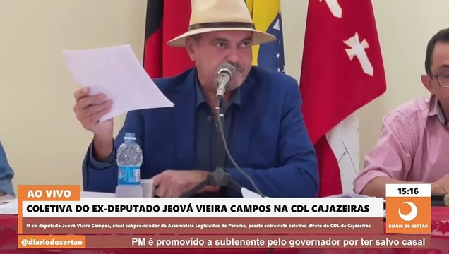 Jeová mostra documentos que, segundo ele, provam diploma falso de Corrinha e cita acúmulo de cargos
