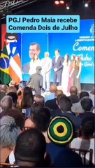 Pedro Maia, procurador-geral de Justiça da Bahia, recebe Comenda 2 de Julho