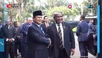 Momen Menhan Prabowo Terima Kunjungan PM Papua Nugini James Marape