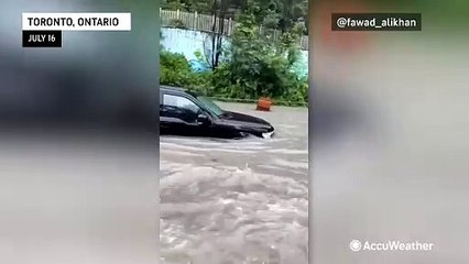 Extreme flooding overwhelms parts of Toronto