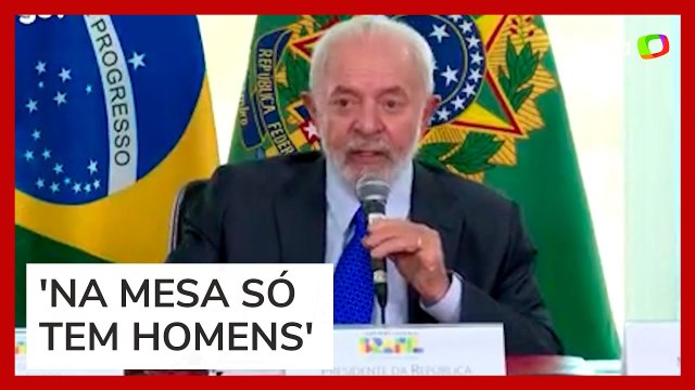 Lula afirma que Janja cobra participação de mulheres em reuniões do governo
