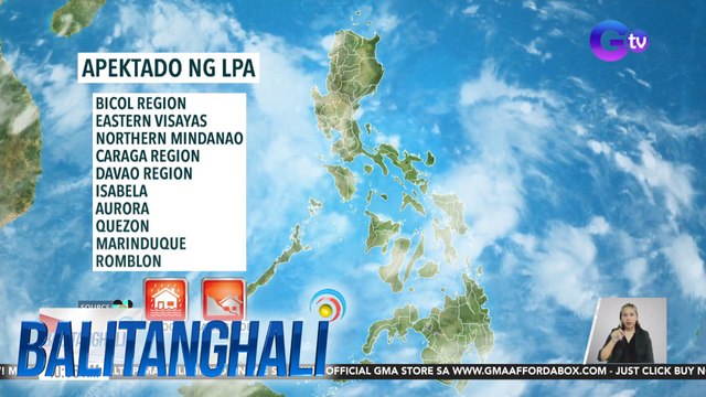 Mga lugar na inuulan dahil sa LPA, dumami pa - Weather update today as of 10:06 a.m. (July 17, 2024) | Balitanghali