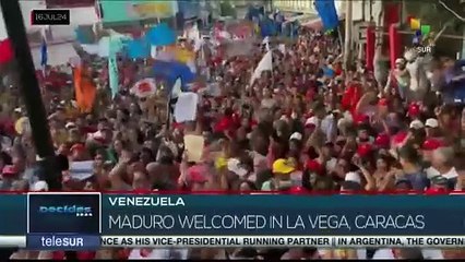 Venezuela | Maduro received in La Vega, Caracas