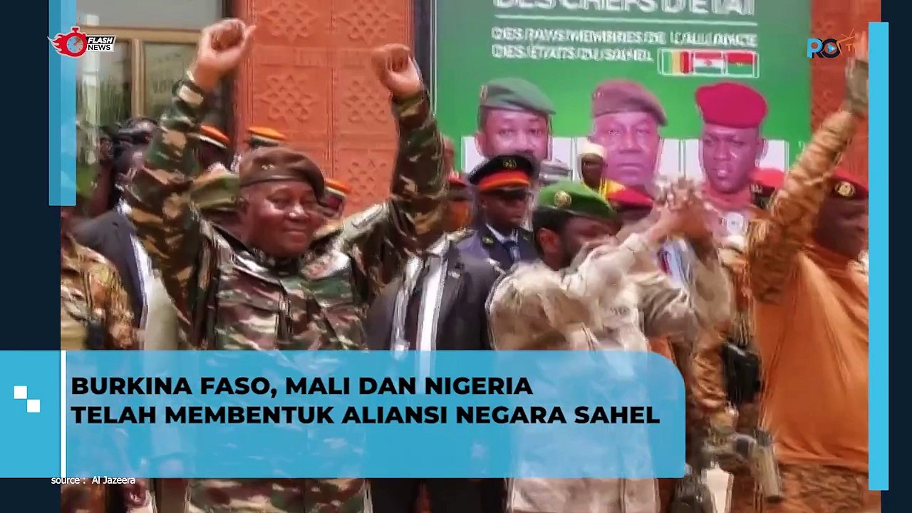Burkina Faso, Mali Dan Nigeria Telah Membentuk Aliansi Negara Sahel