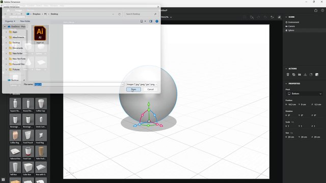 Adobe Dimension Course Section 25 Choosing Illustrator Artboards for Textures in Objects