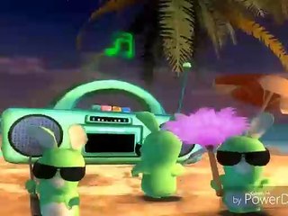 Rabbids Bailando De Canción de Poeta Huevos