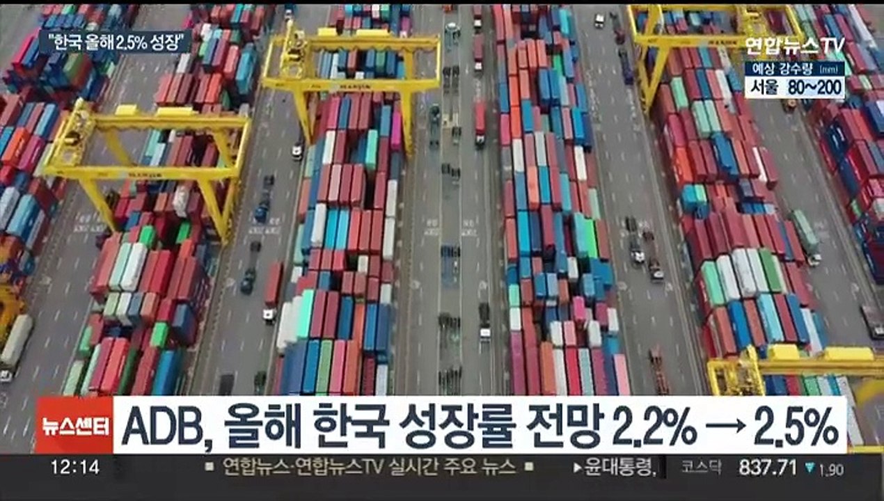 "올해 한국 성장률 2.5%"…국제기구들 전망치 상향