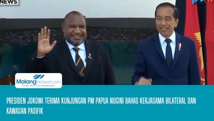 Presiden Jokowi Terima Kunjungan PM Papua Nugini Bahas Kerjasama Bilateral Dan Kawasan Pasifik