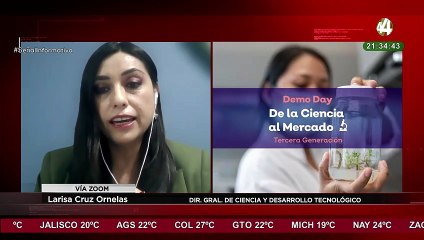 Larisa Cruz Ornelas nos habla del programa “De la ciencia al mercado”