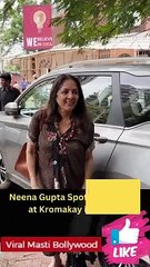 Neena Gupta Spotted Outside at Kromakay in Juhu!