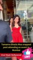 Tamanna Bhatia Was snapped post attending an event in Mumbai