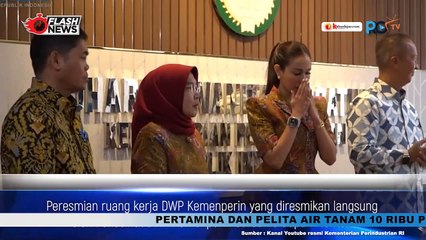 Peresmian Ruang Kerja DWP Kemenperin dan Penyerahan Alat Tulis Sekolah oleh DWP Kemenperin