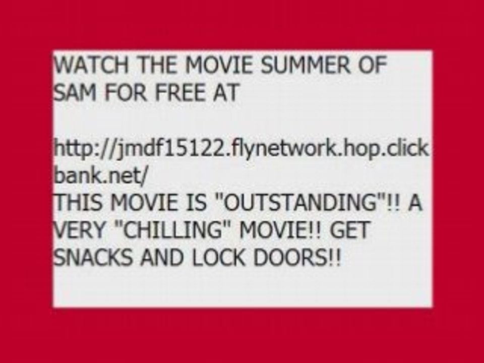 SUMMER OF SAM