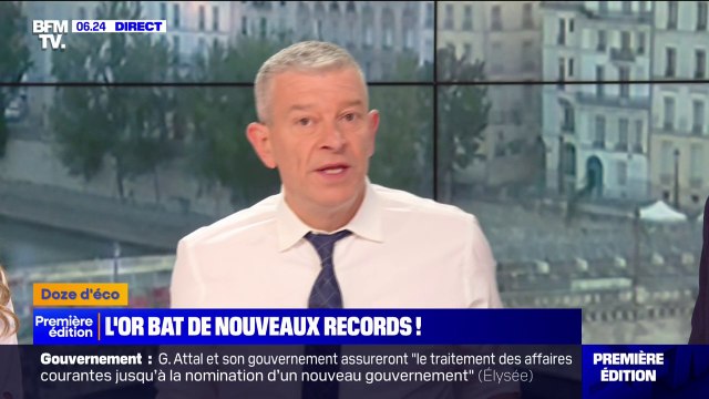 La valeur de l'or atteint un sommet historique, à plus de 2.452 dollars l'once soit 1,24% de plus qu'en mai