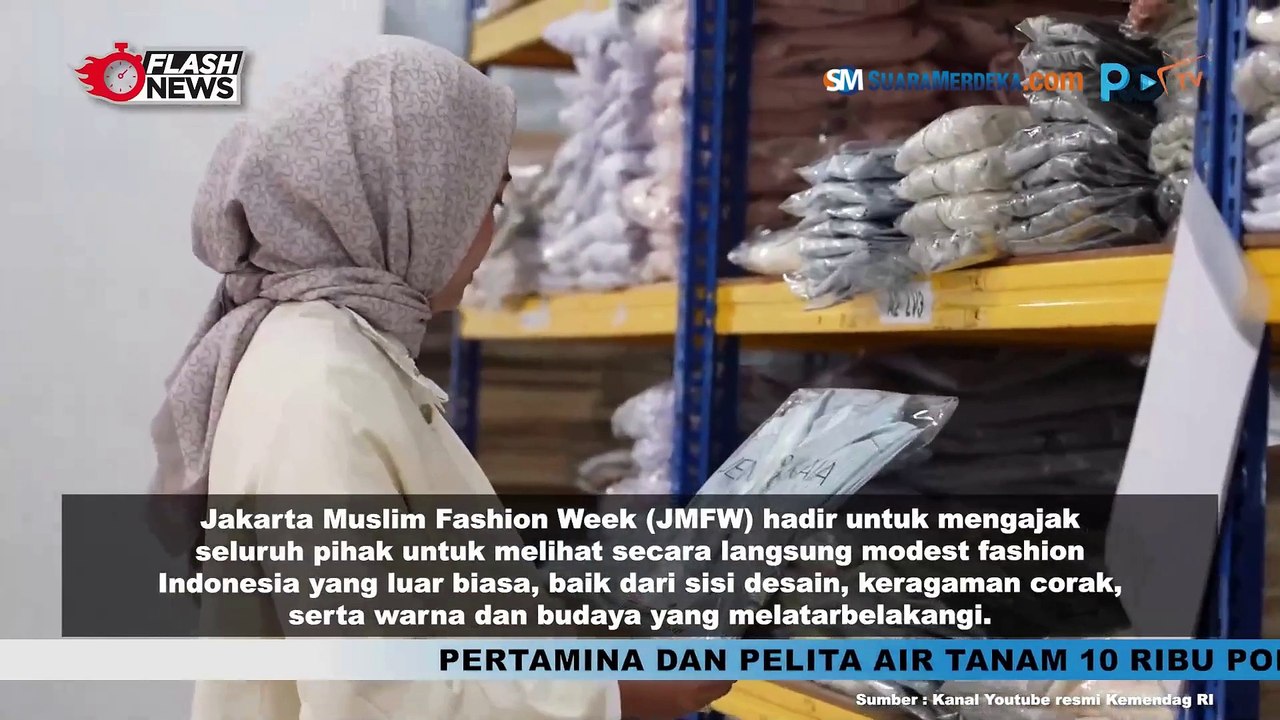 Jakarta Muslim Fashion Week Bantu Jenama Lokal Tampil di Ajang Fesyen Dunia
