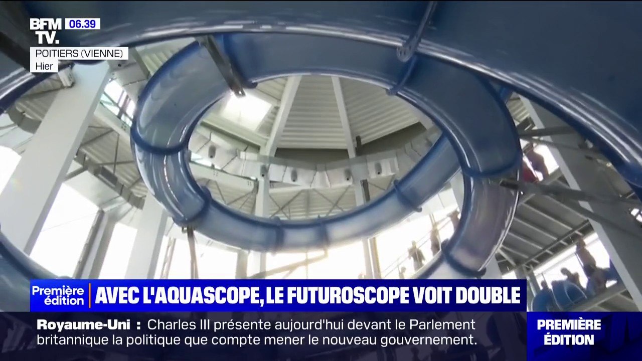 Toboggans géants, cinéma dans l'eau... On a testé l'Aquascope, le nouveau parc aquatique du Futuroscope