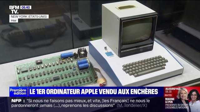 Le premier ordinateur Apple de Steve Jobs vendu aux enchères entre 500.000 et 800.000 dollars