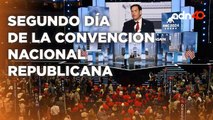 Se lleva a cabo la segunda jornada de la Convención Nacional Republicana en Milwaukee, EE,UU.