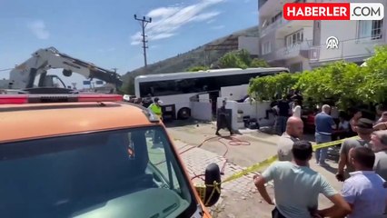 Aydın'da otobüs kazası: 1 ölü, çok sayıda yaralı