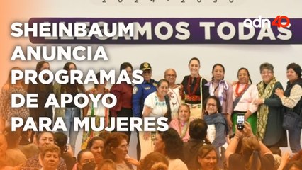 Claudia Sheinbaum anuncia un nuevo programa social para mujeres de 60 a 64 años