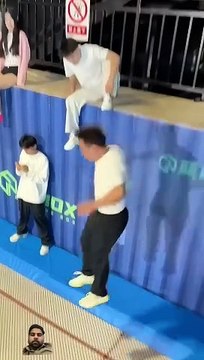 This Trampoline is so fun! Why Didn’t We Just Start Jumping Around Like this When We Were Kids