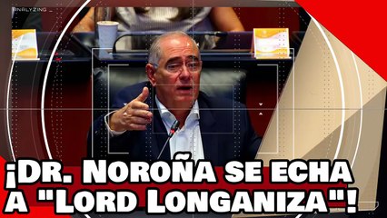 ¡Vean! ¡Brutal! ¡el Dr. Noroña se echa a ‘Lord Longaniza’ por querer reventar la sesión del senado!