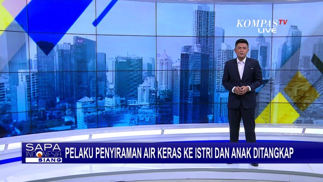 Suami Pelaku Penyiraman Air Keras ke Istri dan Anak di Kediri Ditangkap Polisi
