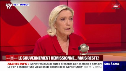 "Nous sommes en plein bourbier": Marine Le Pen évoque la situation politique avant les JO