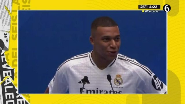 Kylian Mbappé es presentado como nuevo jugador del Real Madrid