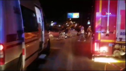 Sinop - Samsun yolunda kaza