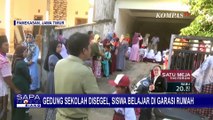 Gedung Sekolah Disegel Ahli Waris, Siswa SDN di Pamekasan Terpaksa Belajar di Garasi Rumah Warga