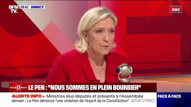 Texte sur la fin de vie: Ça n'est pas une urgence absolue , affirme Marine Le Pen