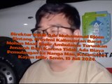 Direktur RSUD Ade Muhammad Djoen drg Ridwan Tonny H Pane, MKM  di Kabupaten Sintang, Provinsi Kalimantan Barat,Minta Maaf Jenazah Bayi Warga Nanga Mau, Kecamatan Kayan Hilir Diturunkan Paksa Tengah Jalan Tidak Ada Uang Pemulangan, Senin, 15 Juli 2024.