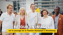 Retour en images sur le passage de la Flamme Olympique à Strasbourg !