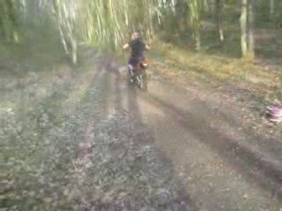 teddy en ktm trop nerveu !